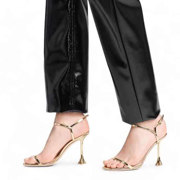 Louis Vuitton Blossom Sandals Leather in Gold 36 6 NWB - Picture 10 of 10